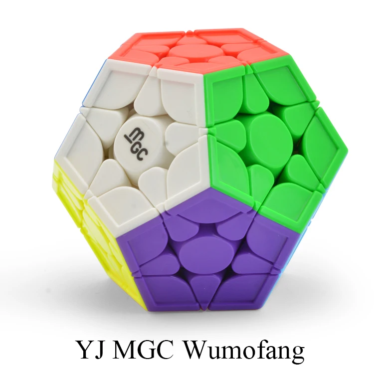 

Yongjun MGC 3x3x3 Wumofang Magnetic Sculpture Stickerless Mega-minx Professional Speed YJ TOY MagicCube Puzzle Toys for Children