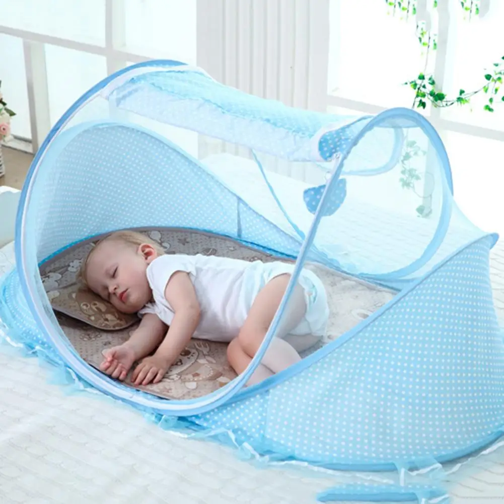 

Folding yurt mosquito net Children Baby Crib Bed Curtain Canopy Anti Mosquito Net Tent Room Decor kids baby mosquito net Bedding