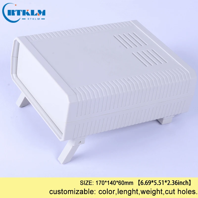 ABS diy project box plastic instrument case plastic enclosure junction box 170*140*60mm pcb circuit desktop wire connection box