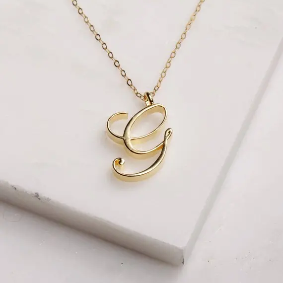 10PCS Tiny Swirl Awal Alfabet Huruf 