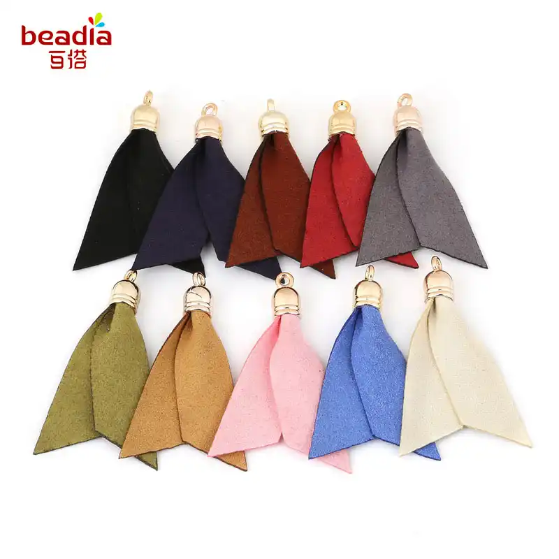 Double Deck 10 20pcs Lot 30 50mm Suede Tassel Curtain Garment