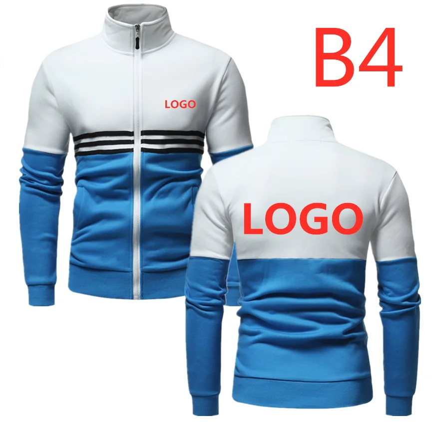 cheap B4 New Men Custom Sweatshirts Hoodies Novelty Mans Oranger Patchwork Jacket Decal autumn Winter Pullover OutwearPopular clothing