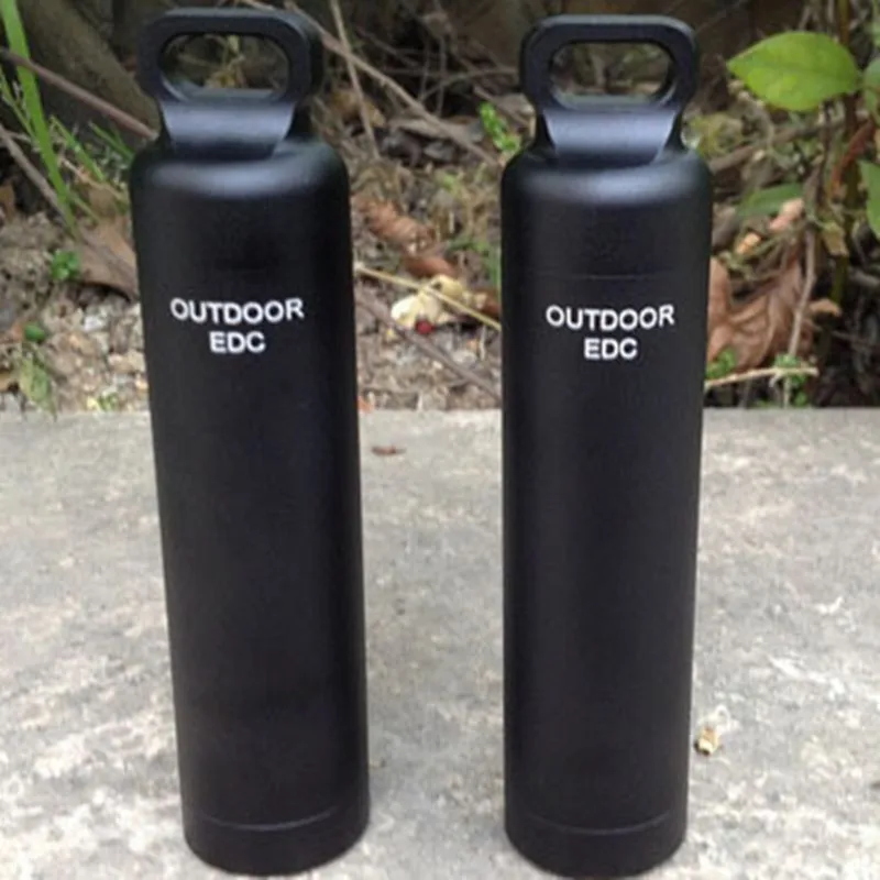 

EDC Outdoor Waterproof Case Container Capsule Seal Bottle Holder Survival EDC Emergency Tool
