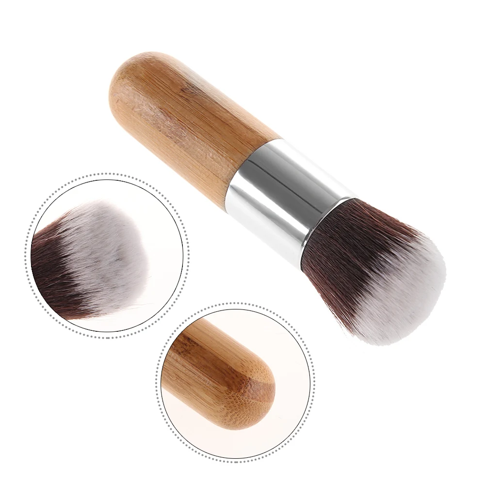 1 Pcs Fashion Salon Cosmetic Foundation Brush Flat Top Buffer Powder