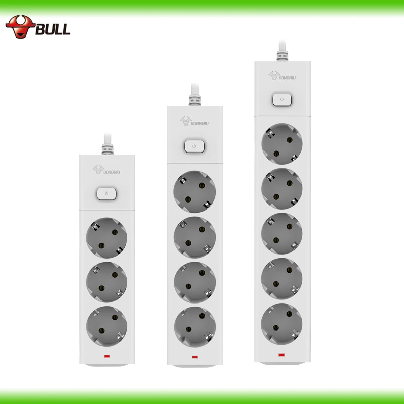 Bull Eu Plug Power Strip 3m Electrical Socket Eu Plug Extension Socket Eu Power Strip 250v 10a Bull Eu Plug Power Strip 3m Electrical Socket Eu Plug Extension Socket Eu Power Strip 250v 10a