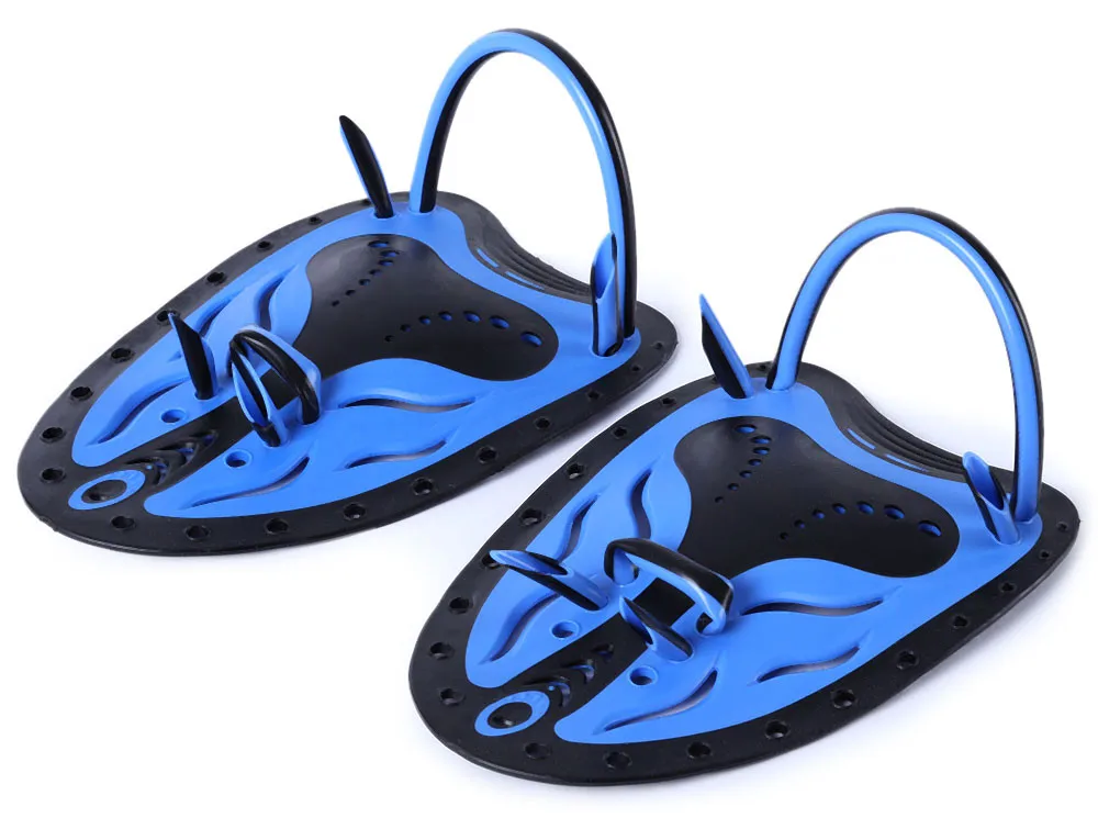 1 пара абсолютно новые регулируемые перчатки для плавания для дайвинга силиконовые ручные весла плавники сетчатый для плавания бассейн тренировочное весло для мужчин и женщин