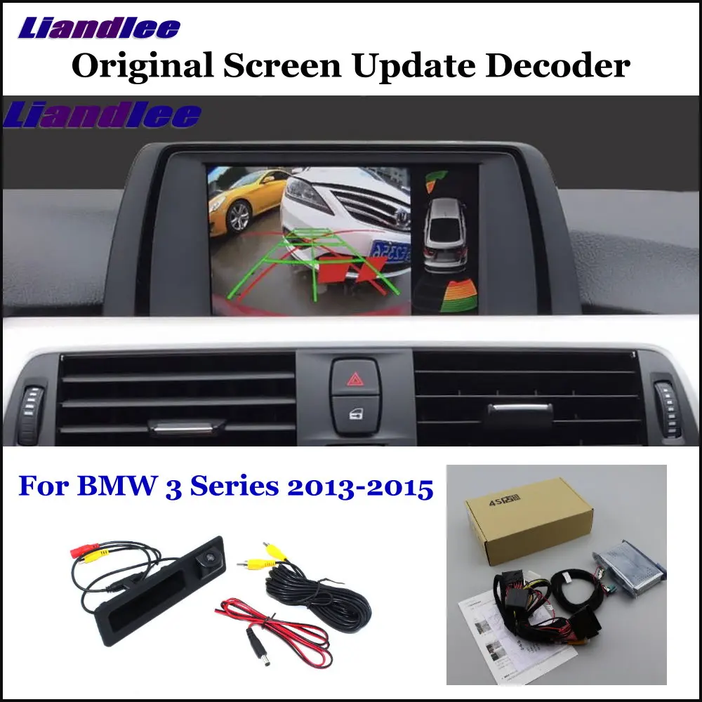 

Liandlee Car Original Screen Update System For BMW 3 F30/F31/F34 13-17 Rear Reverse Parking Camera Digital Decoder Display Plus