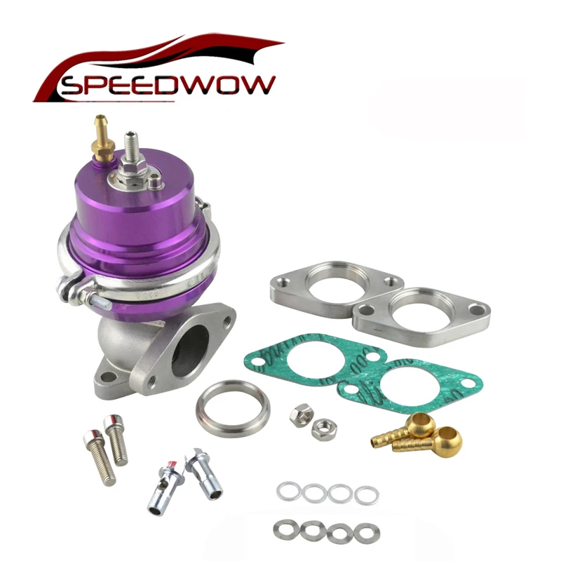 SPEEDWOW 38mm Purple Wastegate Turbo External Kit Adjustable Pressure
