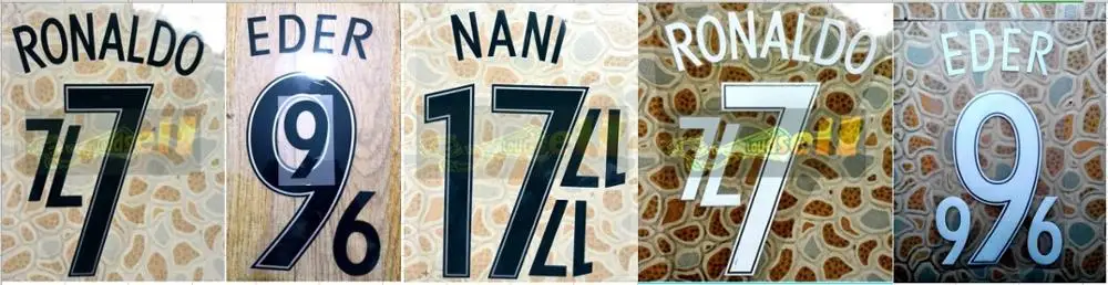 

2016 RONALDO EDER NANI nameset patch badge