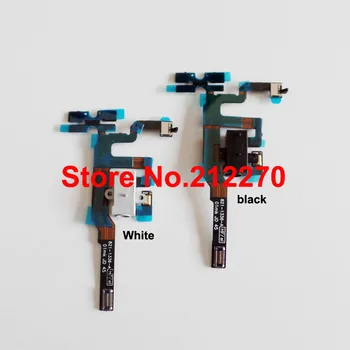 

YUYOND 50pcs/lot New Headphone Audio Jack Volume Flex Cable Replacment For iPhone 4S Black/White Wholesale