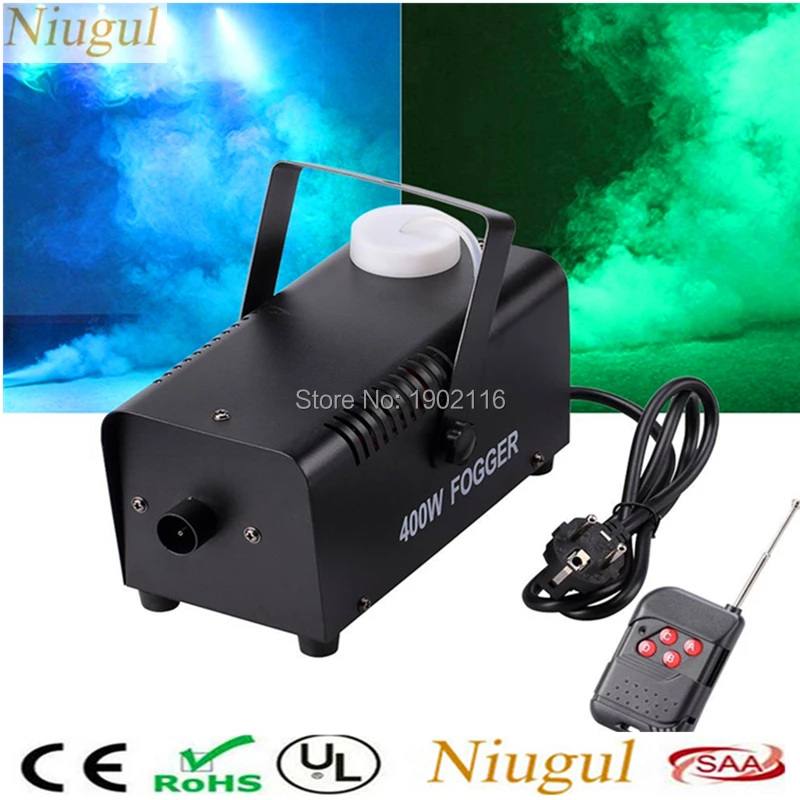 

Niugul Wireless Remote Control 400W Mini Stage Smoke Machine/Disco Home Party 400W Fog Machine DJ Equipments Remote 400W Fogger