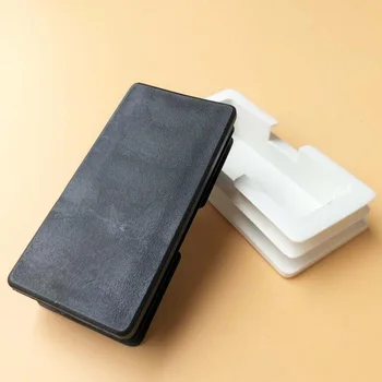 

50* 100 Rectangular Pipe Plastic Inner plug shelf foot square tube cover X10