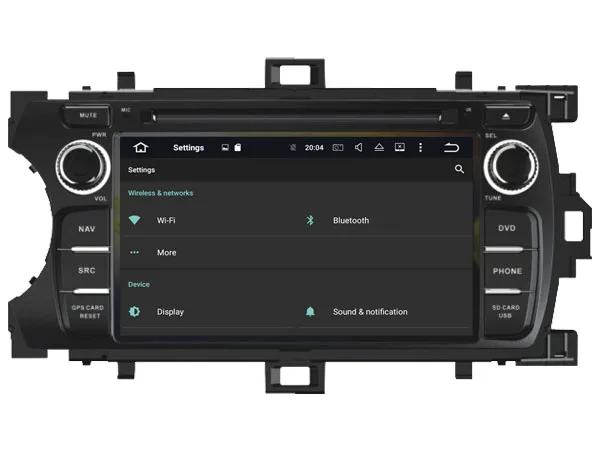 Flash Deal OTOJETA Android 8.0 car DVD octa Core 4GB RAM 32GB rom with IPS screen multimedia player for TOYOTA YARIS 2012 Car stereo radio 4