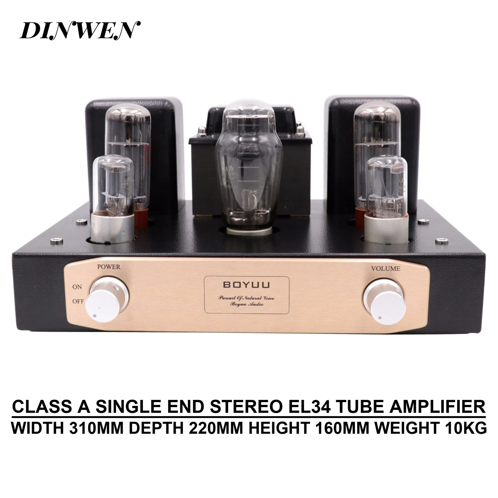 1set TUBE AMPLIFIER Class A Single End Stereo EL34