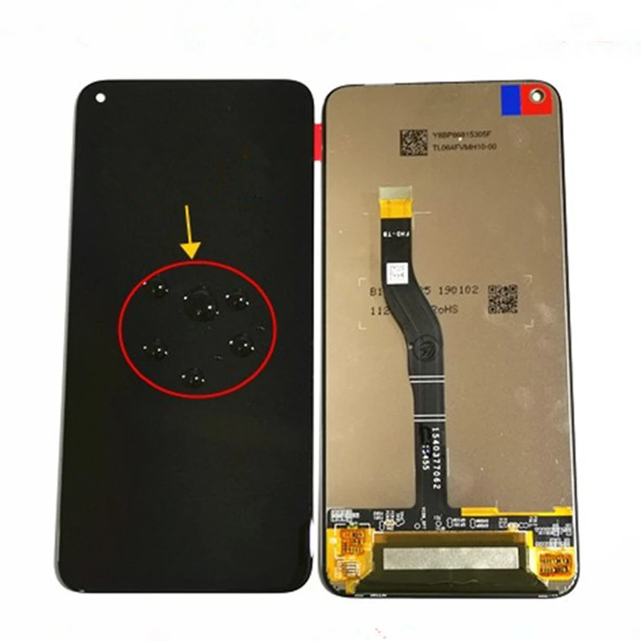 

100% Original for Huawei Honor View 20 LCD Display Screen Touch Digitizer Assembly Honor V20 LCD Display 10 Touch Repair Parts
