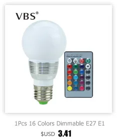 Высокое качество E27 E14 3 Вт RGB LED 16 Цвет изменение свете свечи лампы Spotlight лампы AC85-265V с Дистанционное управление