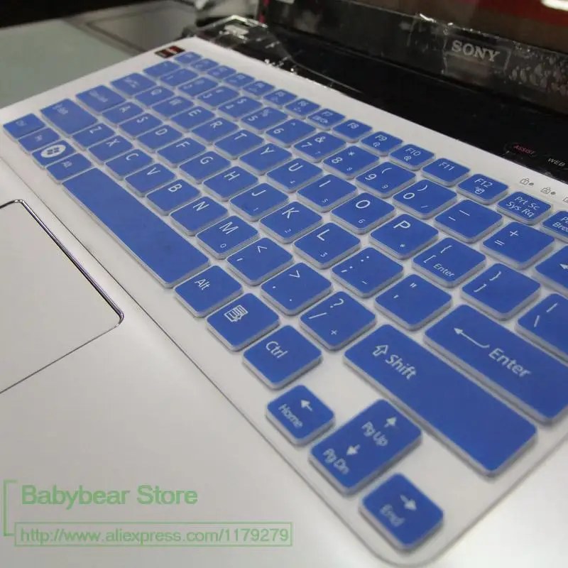 Силиконовая клавиатура защитная крышка для sony Ca Sb Sa E14 S13 T13 серии