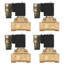 DC12V/DC24V/AC110V/220 V PU220-04 G1/2 Интерфейс 2 Way прямого действия электромагнитный клапан небольшой Соленоидный клапан