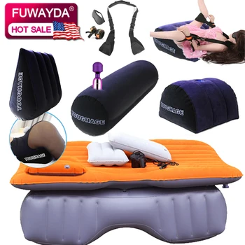 

fast shipping new inflatable mattress Car Bed +Air Pump car inflatable travel bed car bed car travel thickening bed