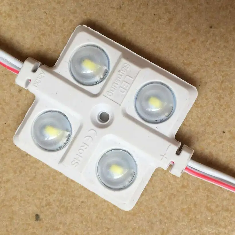 Новый модуль впрыска 4 светодиода smd 5730 Цветной корпус из ПВХ 12 в пост. Тока с