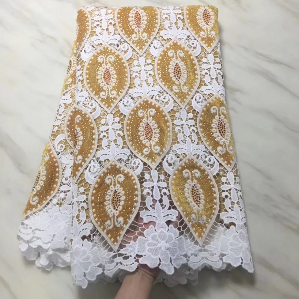 

Nigerian new velvet lace dress fabric, French tulle lace with exquisite stone party dress