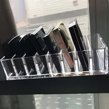 

Transparent Acrylic Powdery Cake Storage Boxes Lipstick Makeup Blush Eye Shadow Nail Polish Organizer Display Shelf