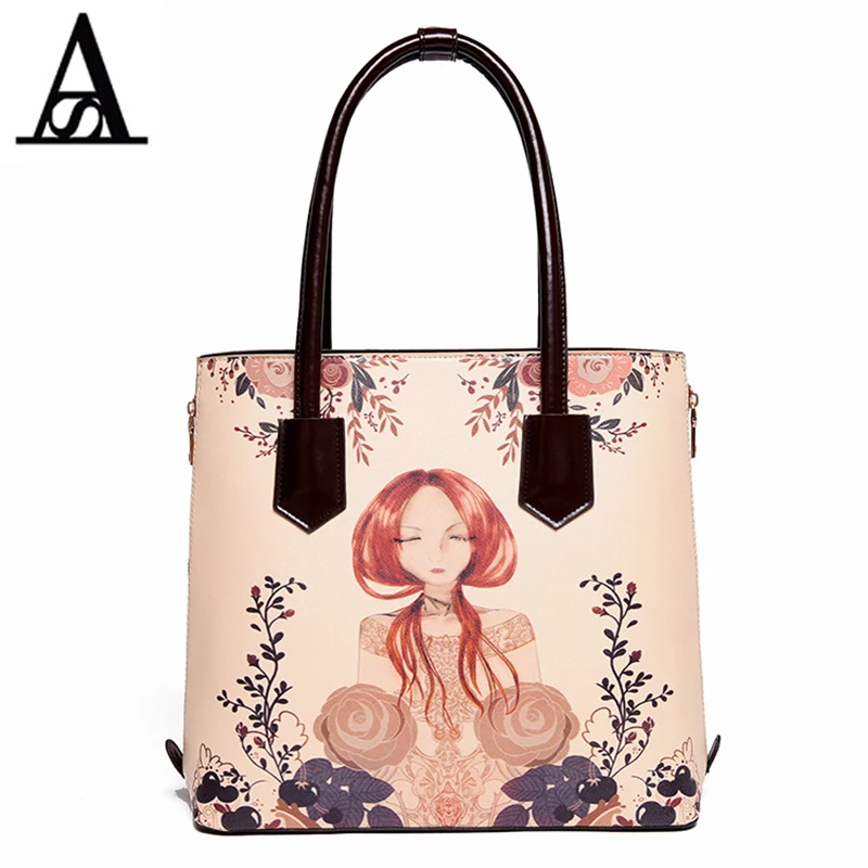 

AITESEN Fantasy Flower Fairy Female Bags Amelie Large Single Shoulder Michael Designer Handbag Bolsos Mujer De Marca Famosa 2017