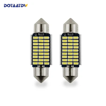 

4x Car Festoon C5W 3014 Led Cree Chip Bulb 12V Canbus Error Free Map Lamp Interior Dome Reading Lights Super White 31/36/39/41mm