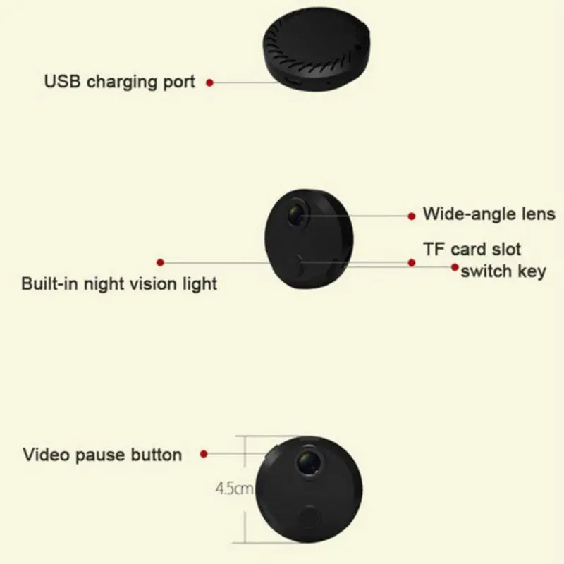 AP дистанционное и IP соединение Мини HD 1080P беспроводная Wifi камера безопасности для телефона/ПК WIFi инфракрасная камера ночного видения