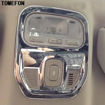 

TOMEFON ABS Chrome For Peugeot 301 2013 2014 Dome Light Reading Lamp Cover Decoration Ring Trim Car Styling Stickers Accessories