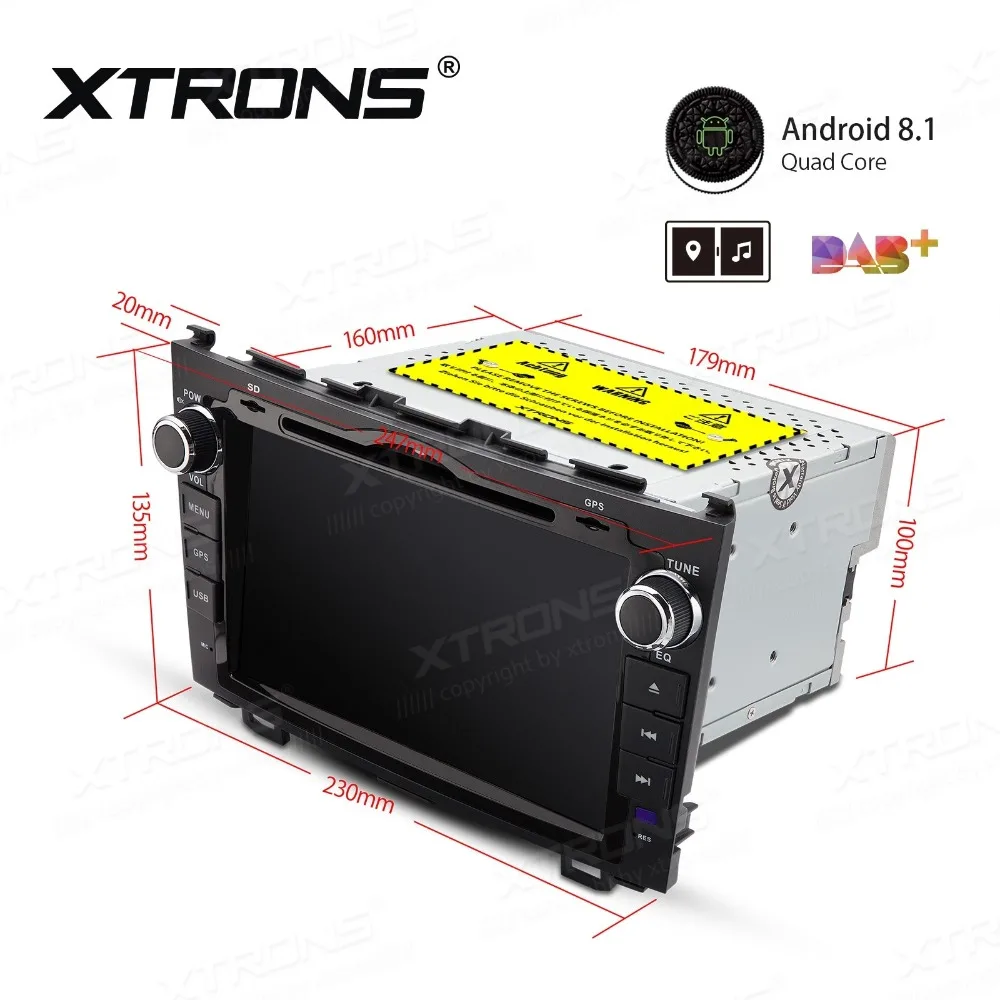 Excellent 8" Android 8.1 Oreo OS Car DVD Multimedia GPS Radio for Honda CR-V 2007-2012 (3rd Generation) with Split Screen Function Support 5