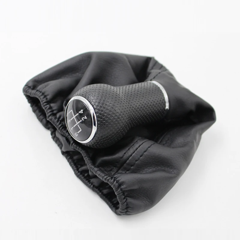 

5 and 6 Speed Car Gear Shift Knob Gaiter Boot Cover for Volkswagen Golf 3 MK3 LUPO POLO Short type 12mm Black stitching