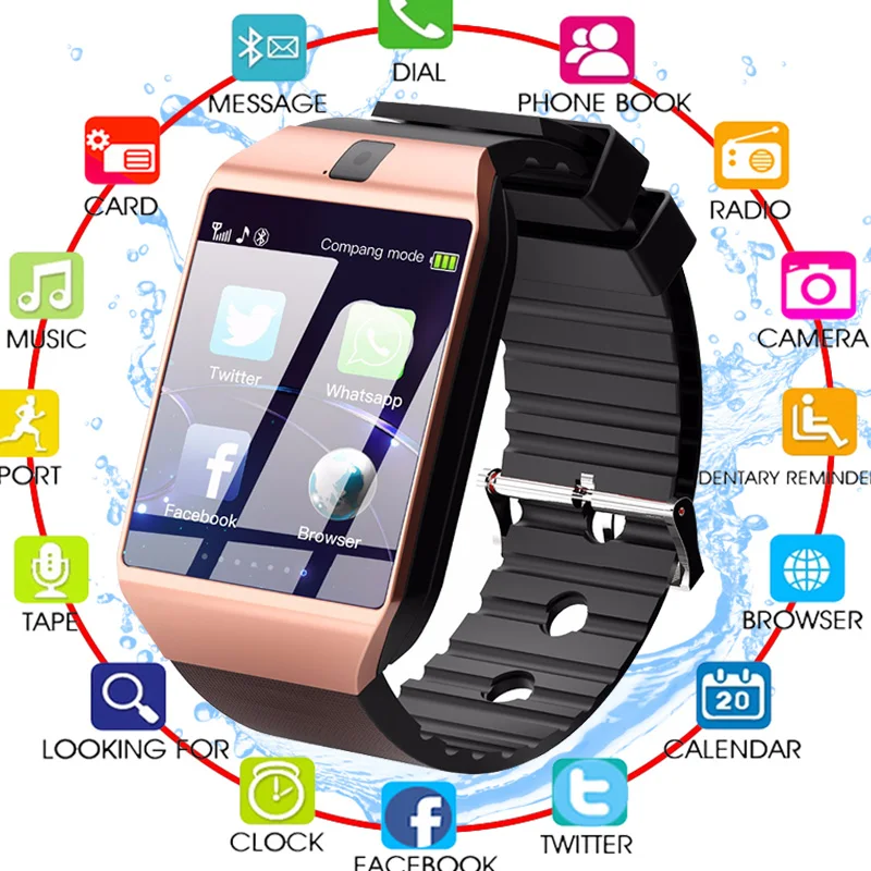 

Bluetooth DZ09 Smart Watch Relogio Android Smartwatch Phone Call SIM TF Camera for IOS iPhone Samsung HUAWEI VS Y1 Q18