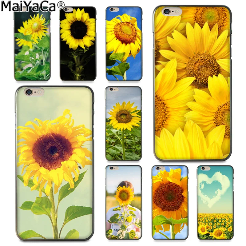 MaiYaCa Yellow sunflower Cute Phone Accessories Case for Apple iPhone 8 7 6 6S Plus X 5 5S SE XS XR XS MAX Cellphones MaiYaCa Yellow sunflower Cute Phone Accessories Case for Apple iPhone 8 7 6 6S Plus X 5 5S SE XS XR XS MAX Cellphones