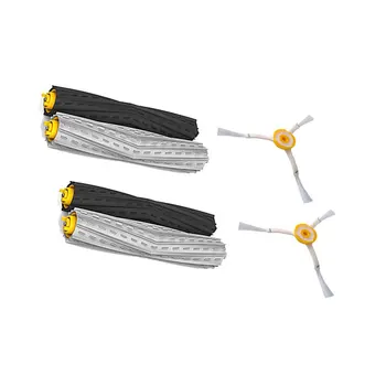 

New 2 set Tangle-Free Debris Extractor Brush + 2 side brush for iRobot Roomba 800 900 Series 870 880 980 Vacuum Cleaner Parts