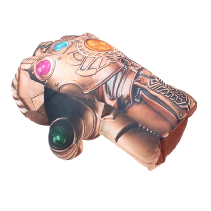 

Avengers 3 INFINITY WAR Thanos Gloves Plush Toys Simulation Gloves Cosplay Fist Glove Plush Toys Pros Boxing Kids Birthday Gift
