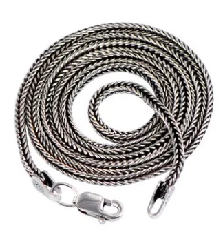 

925 silver necklaces couple necklace 1.6mm long necklace for women 80cm