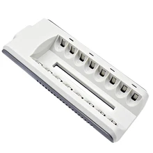 Quick Charger 8 Slots Smart Battery Charger For Aaa Aa Rechargeable Battery 1.2V Ni-Mh Ni-Cd Aa Aaa Rechargeable Batteries(Eu