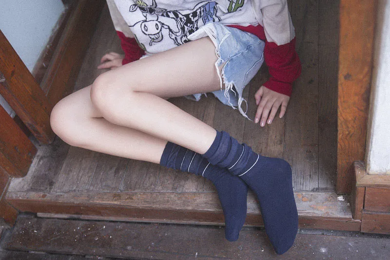 [WPLOIKJD] японский стиль Харадзюку Heap Sen Department Reto носки принцессы модные носки женские длинные Calcetines Mujer