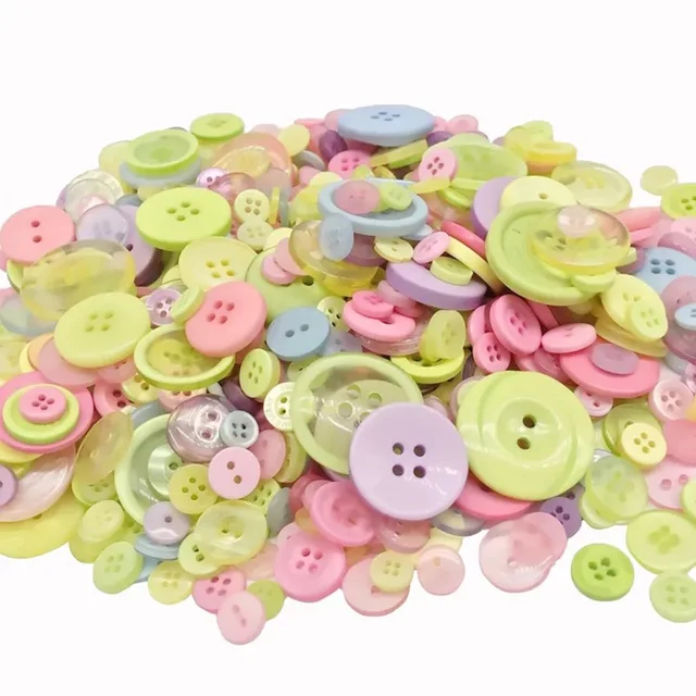 50Gram  Mix size wooden buttons For Scrapbook Crafts DIY Baby Children Clothing Sewing Accessories BN0615