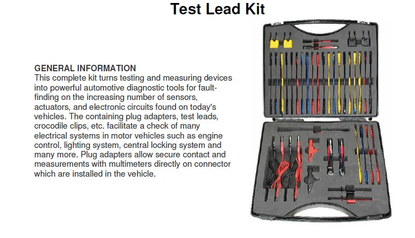 Автомобильные диагностические инструменты для поиска неисправностей, электронные схемы, обнаруженные в наборе тестовых проводов(специальное назначение для тестирования автомобиля