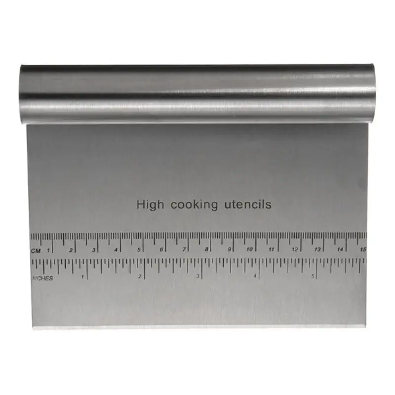 1PCS Stainless Steel Pizza Dough Scraper Cutter Baking Pastry Spatulas Fondant Cake Decoration Tools Kitchen Accessories MAYITR