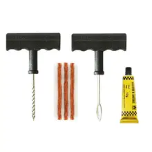 1set Car Auto Tire Repair Kits Professional Car Bike Auto Tubeless Tire Tyre Puncture Plug Repair Tool Kit Tool Car Accessories