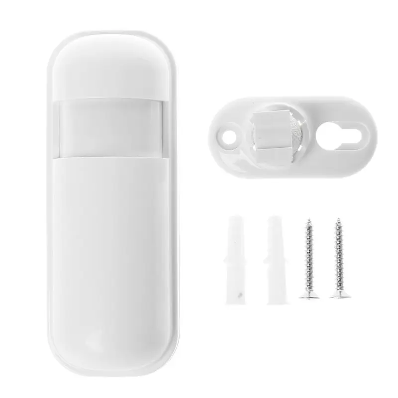 

White Wireless Smart Infrared Motion Detector Alarm Barrier Sensor for Home Door Room Security Alarm System