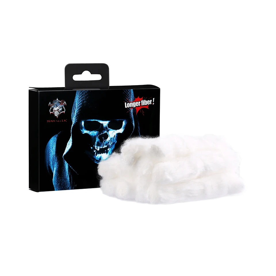 

Organic Cotton Demon Killer Muscle Cotton For RDA RBA RTA RDTA Atomizer DIY Cotton Wicking Coil DIY Electronic Cigarette Cotton