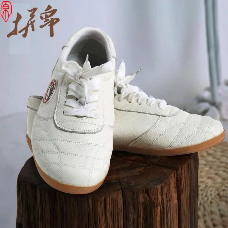 

shoes soft head layer cowhide beef tendon end of men's shoes for women's shoes shoes practise martial arts kung fu