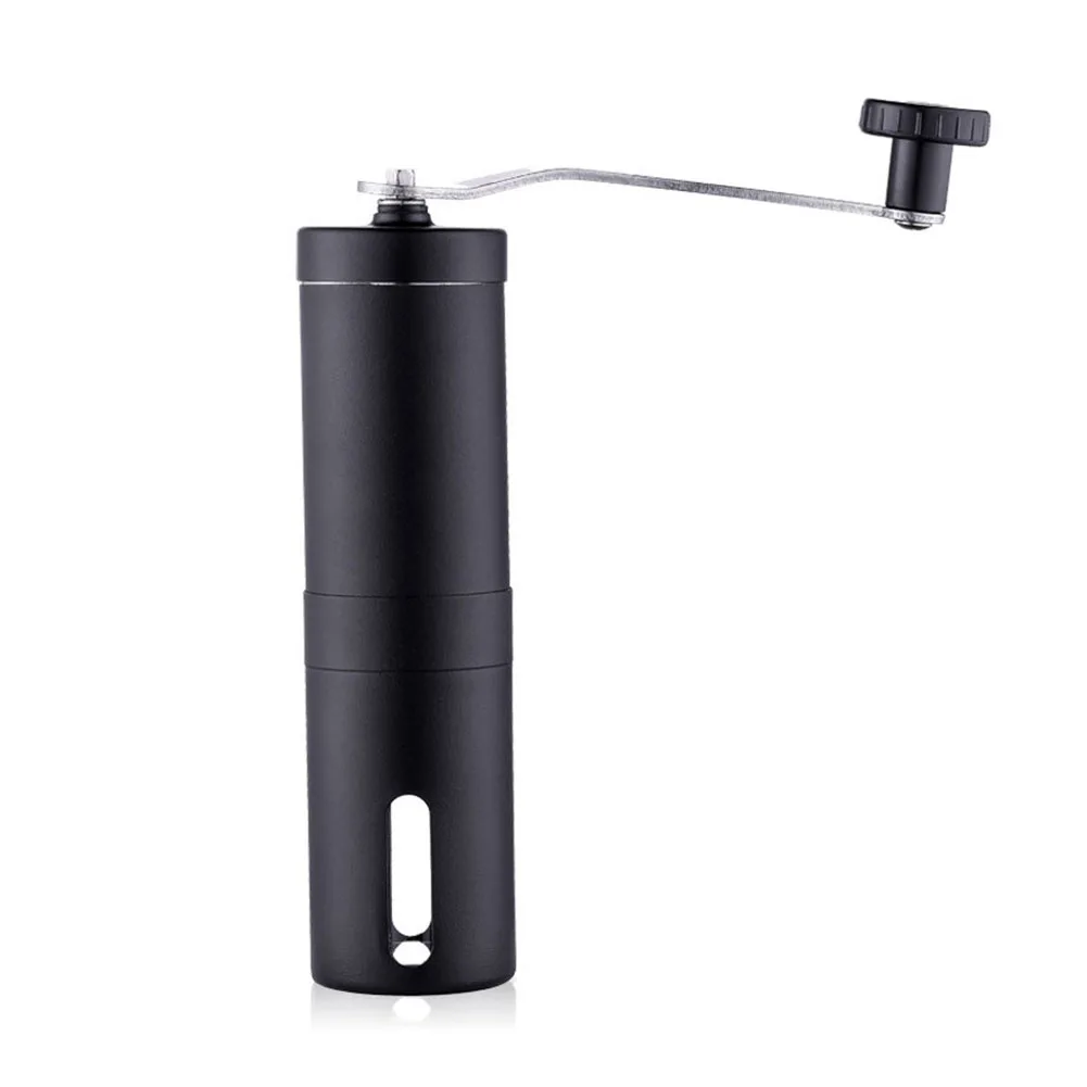 Mill Multipurpose Hand Crank Adjustable Coffee Grinder Conical Washable Portable Home Black Stainless Steel Manual Travel Mill Multipurpose Hand Crank Adjustable Coffee Grinder Conical Washable Portable Home Black Stainless Steel Manual Travel