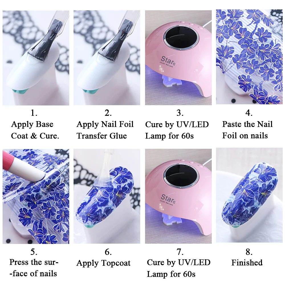 6ml Nail Glue Transfer Foil Sticker Black Transparent UV LED Gel Varnish Adhesive Transfer Glue Nail Foil Wraps Accessory LA959 (6)