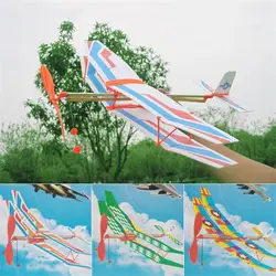 Горячая продажа эластичная резиновая лента DIY самолет из пеноматериала модельный комплект самолет обучающая игрушка