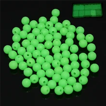 Hot 200pcs/lot Luminous Bait Fishing Lure 8mm 7mm 6mm Corn Artificial Baits Carp Fish Beads Feeder Fishhooks Tackle accessories